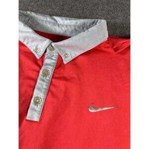 Nike Golf Tour Performance Dri-Fit‎ Stretch Short Sleeve Red Polo Size XL